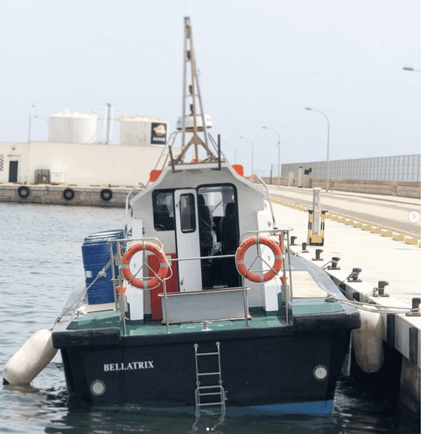 Pruebas de estabilidad del barco