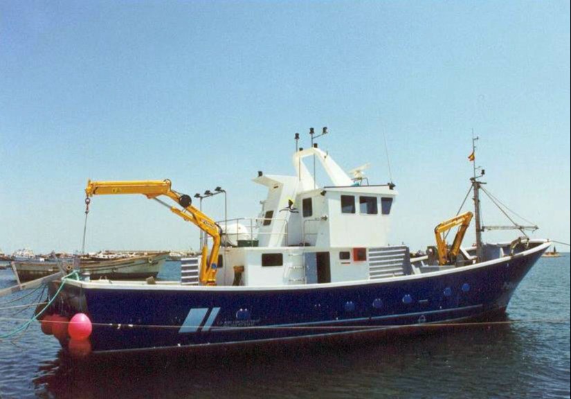 Longliner boat on the sea